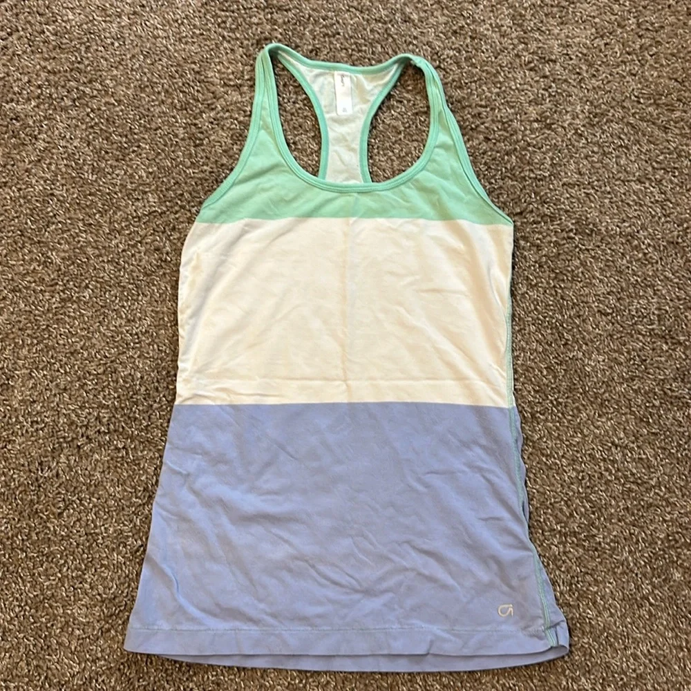 Gap Fit Racerback Colorblock Tank- Size XS - Picture 1 of 5